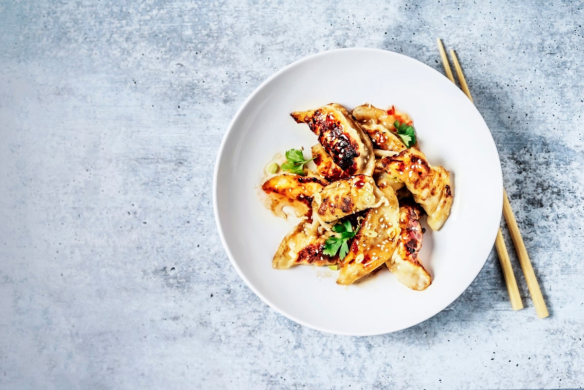 "Beef" and Ginger Dumplings Recipe Meatless Dumplings