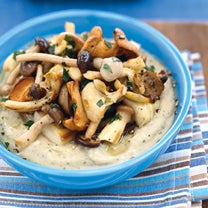 Truffled Wild Mushrooms over Whipped White Beans-image