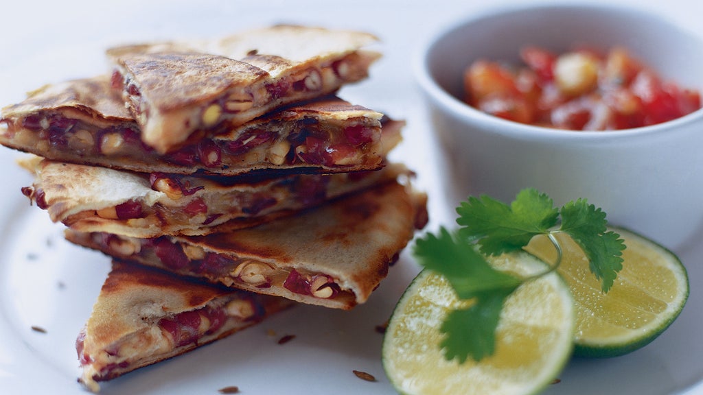 Cumin and Bean Sprout Quesadillas Recipe
