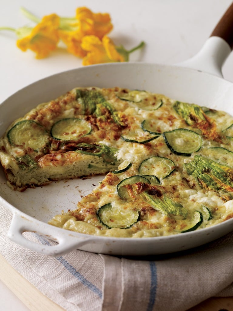 Squash Blossom Frittata Recipe