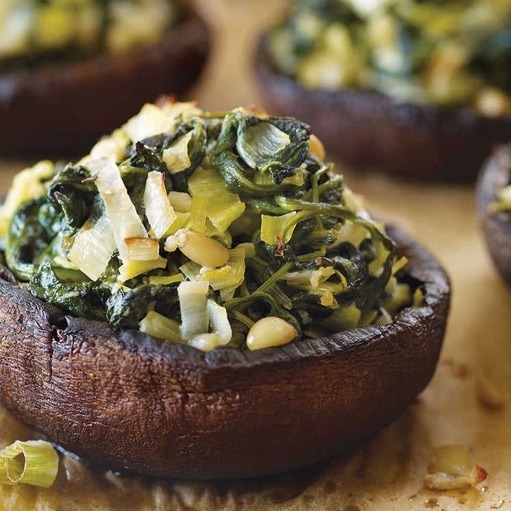Stuffed Portobello Mushrooms with Farro-image