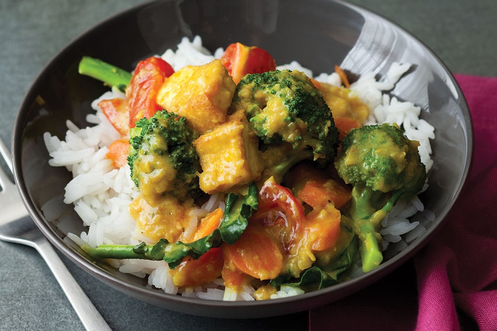 Lemongrass Curry with Broccoli and Tofu Recipe