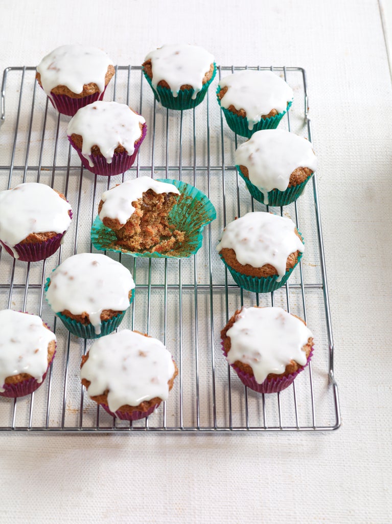 Carrot Cupcakes with Goat Cheese Frosting Recipe