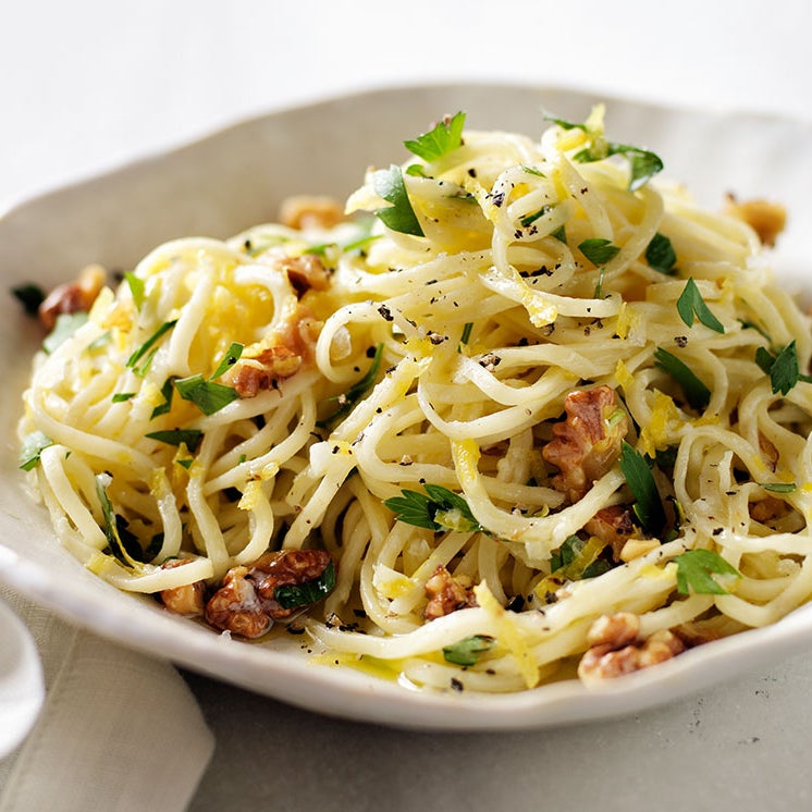 Spaghetti with Lemon and Toasted Walnuts-image