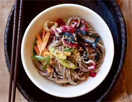 Soba Salad with Miso Vinaigrette None
