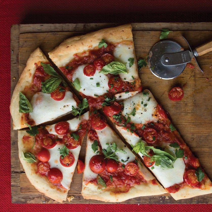 Three-Herb Cherry Tomato Pizza-image