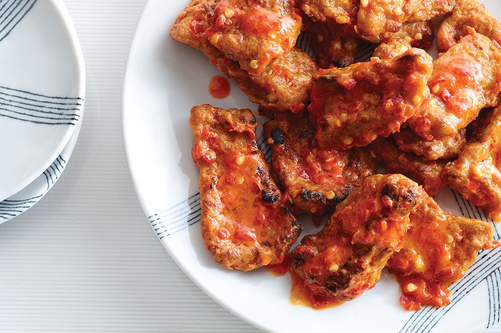 Seitan Wings with Sambal Oelek Vegetarian Times