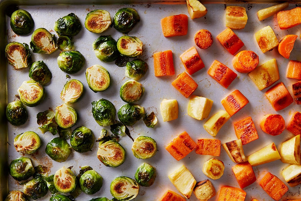 Root Vegetable Medley with Brussels Sprouts Recipe