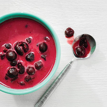 Hungarian Cold Cherry Soup-image