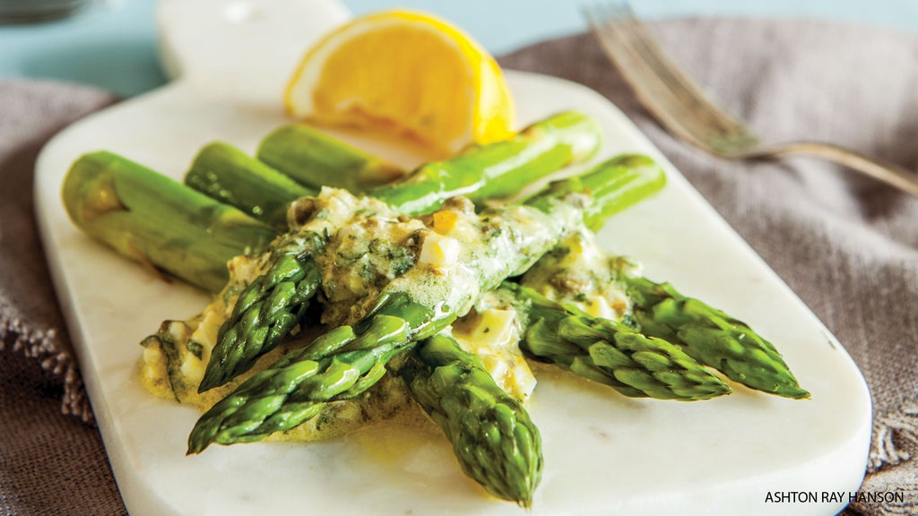 Asparagus with Sauce Gribiche Recipe