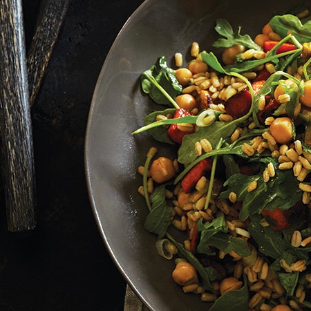 Barley Salad with Pan-Roasted Carrots and Chickpeas-image