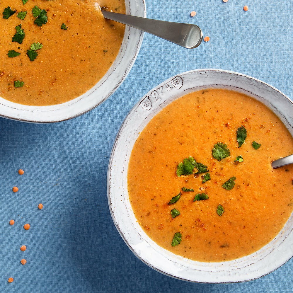 Red Lentil Soup with Curry and Coconut Milk-image