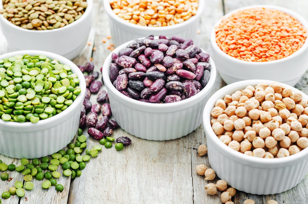 Dried beans and legumes