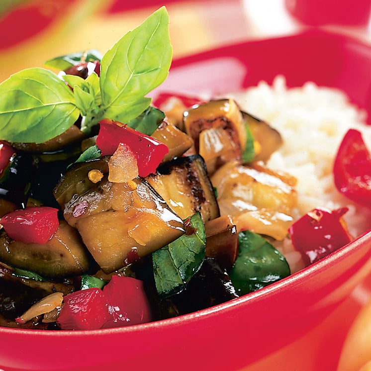 Thai Spicy Eggplant with Sweet Basil-image