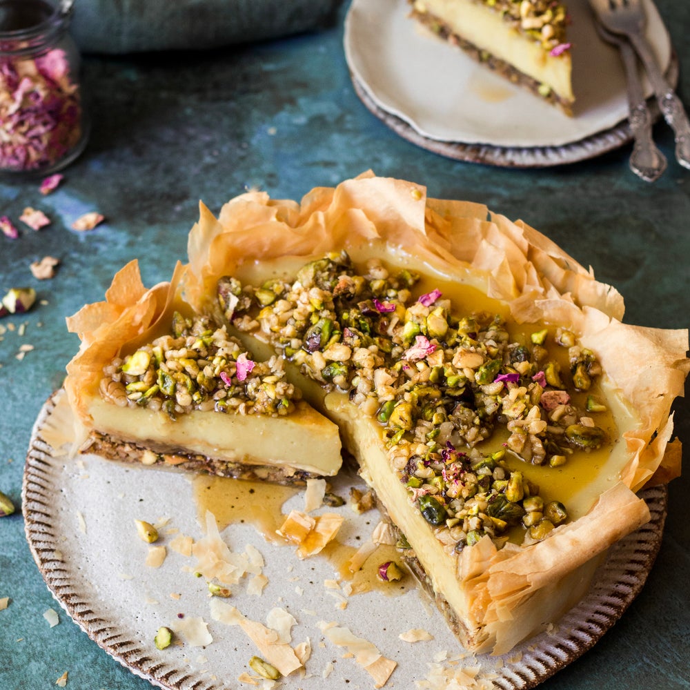 Baklava Custard Tart-image