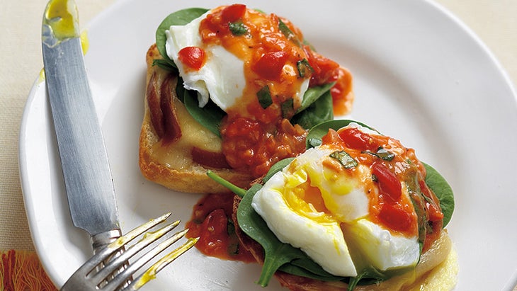 Caprese Eggs Benedict Caprese Eggs Benedict