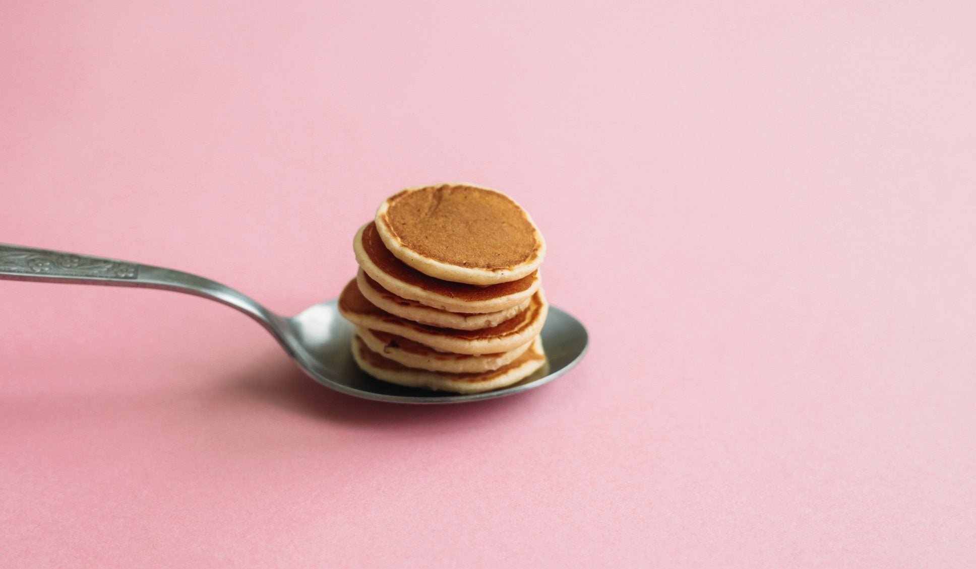 spoonful of pancake cereal to demonstrate TikTok recipe trends