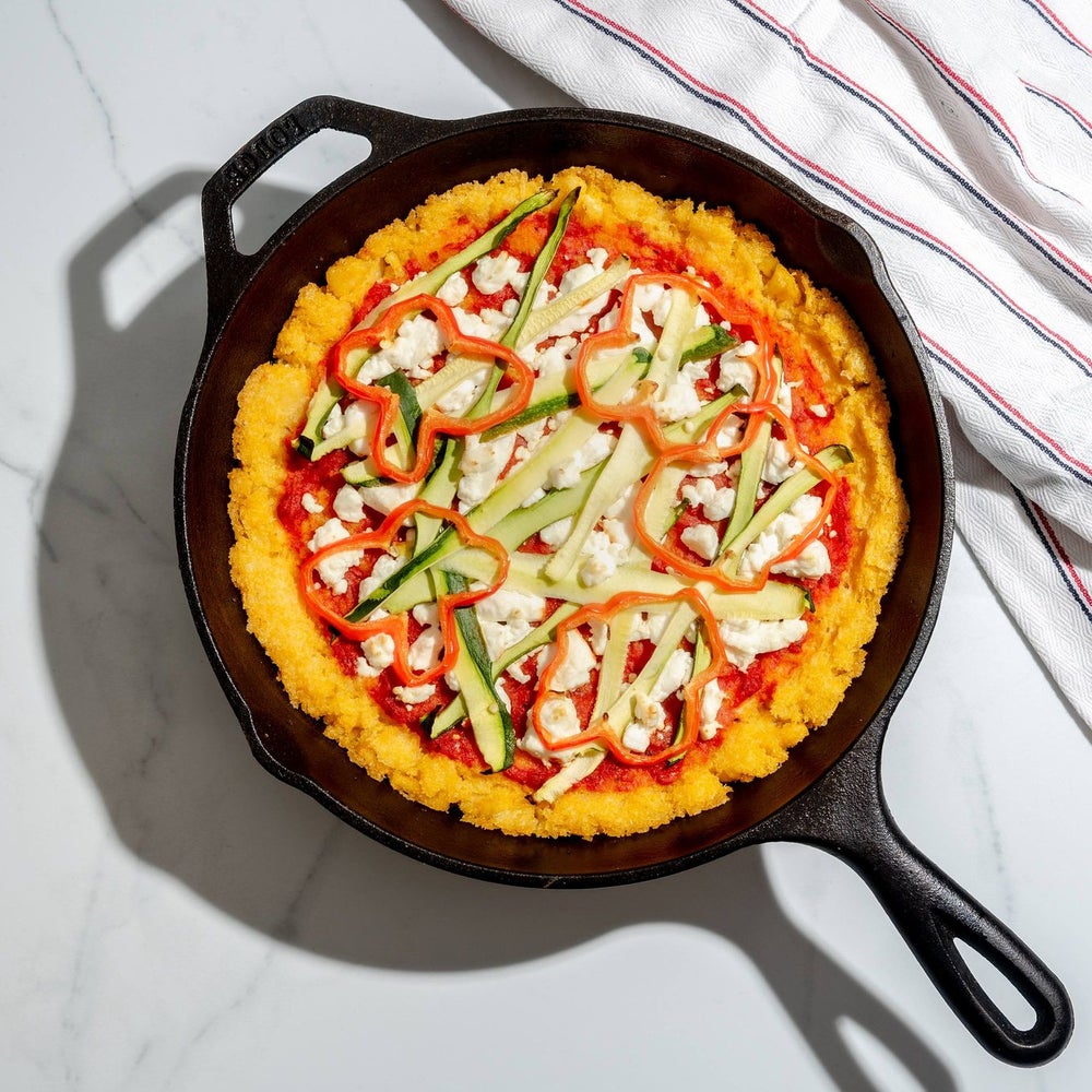 This Polenta-Crust Skillet Pizza Is Your Gluten-Free BFF-image