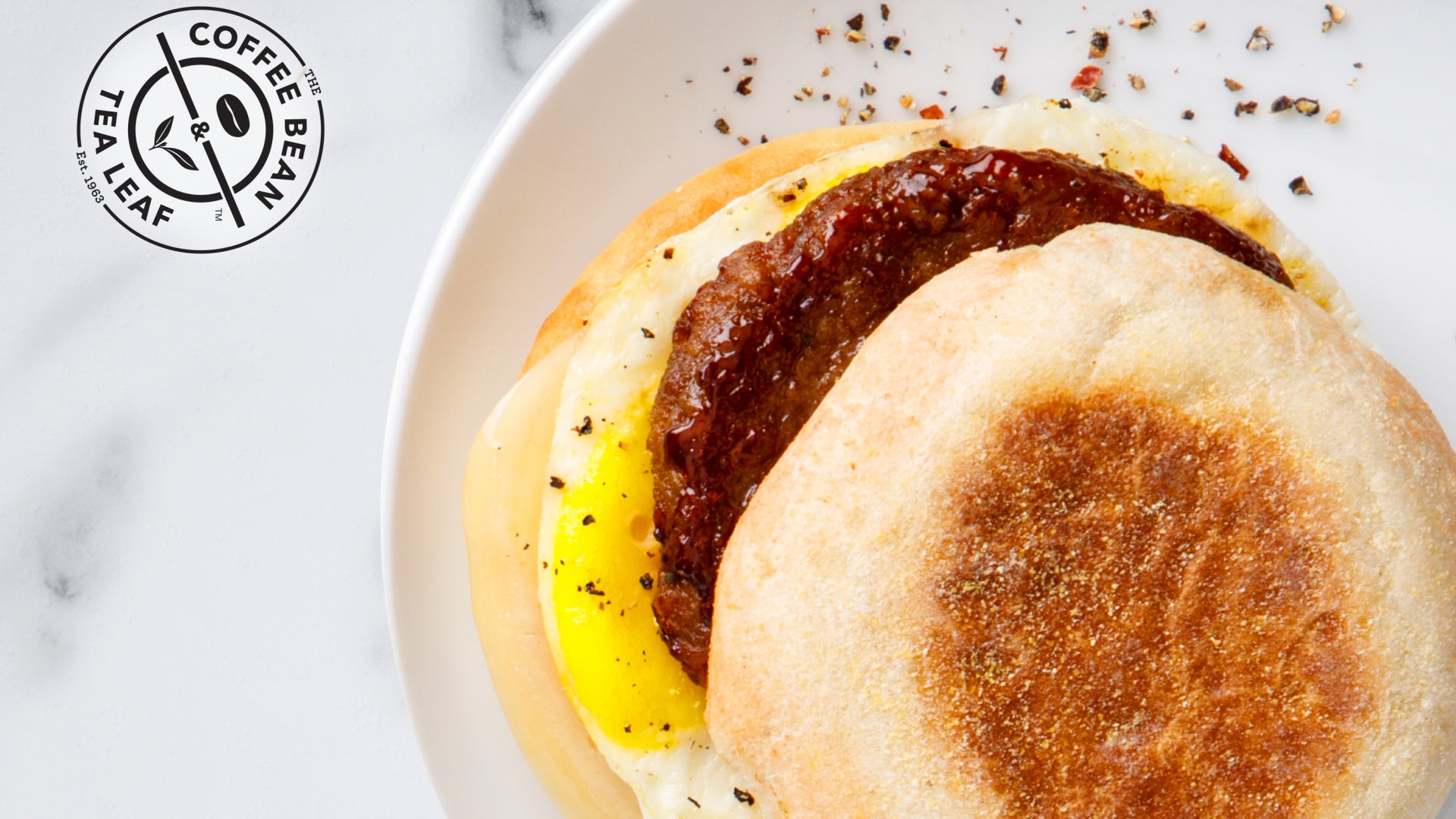 beyond breakfast sandwich vegan at coffee bean