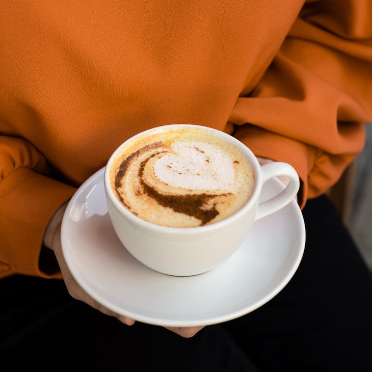 pumpkin spice latte vegan cafe gratitude