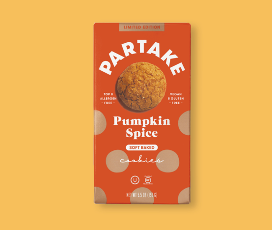 partake pumpkin cookies vegan