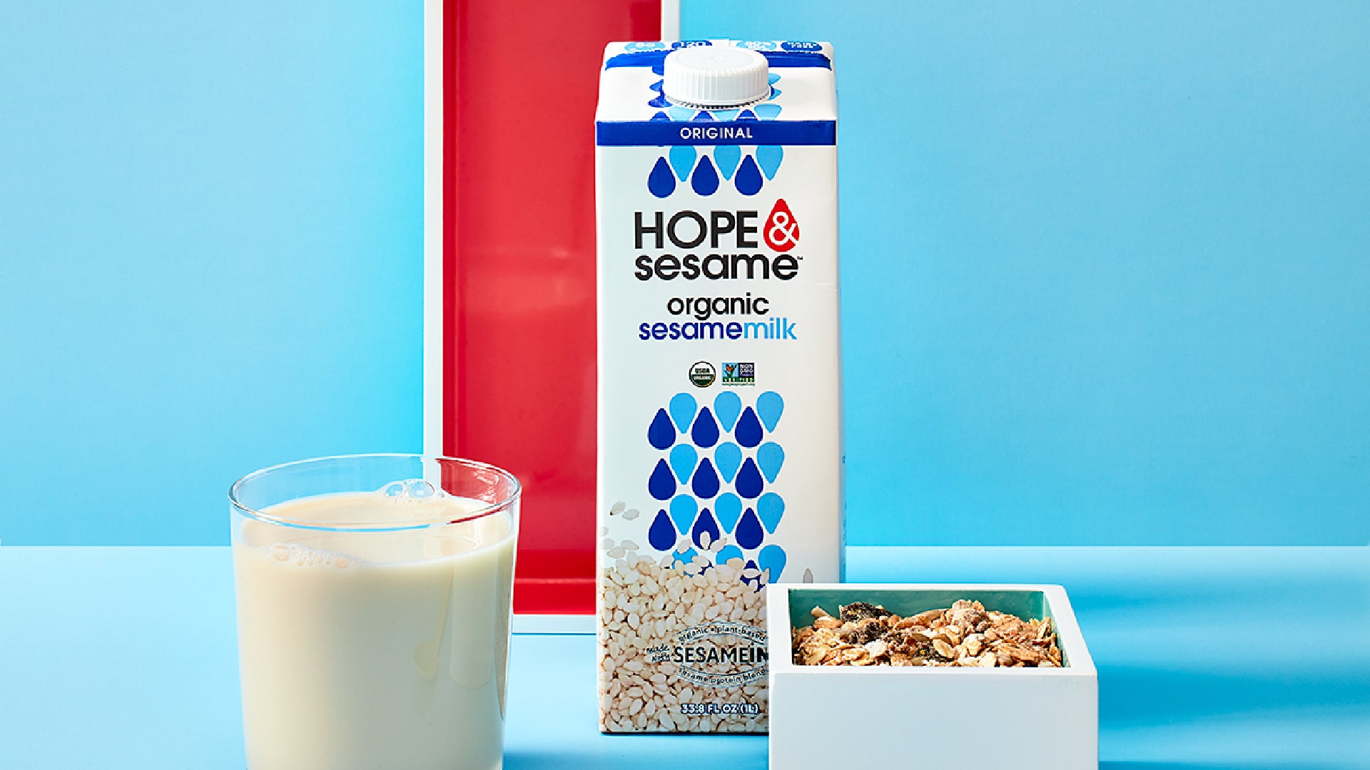 hope & sesame sesame milk