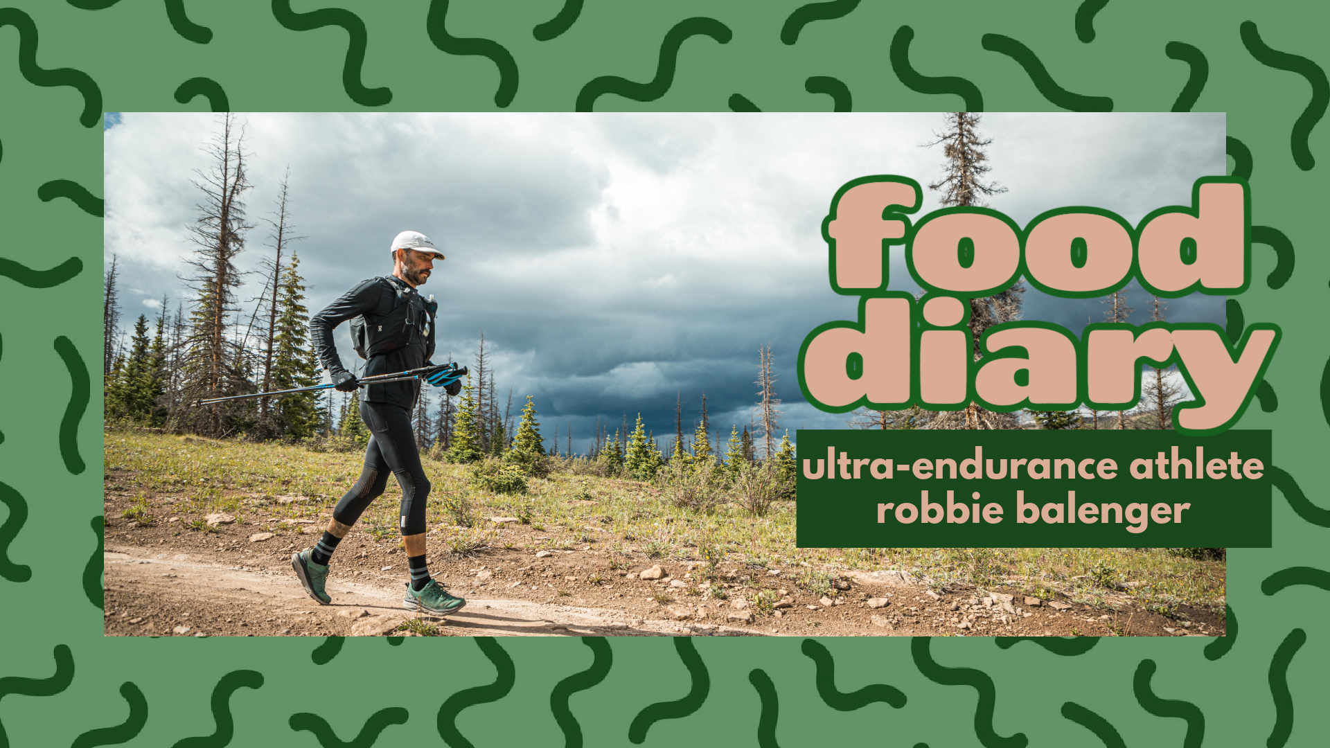 Robbie Balenger vegan food diary