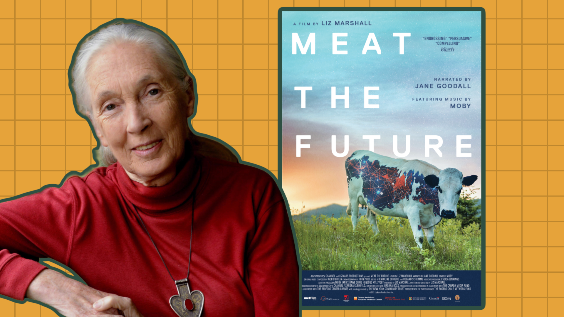 Jane Goodall meat the future