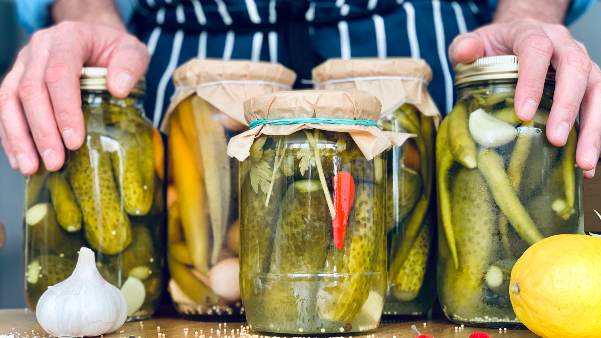 fermented trail pickles