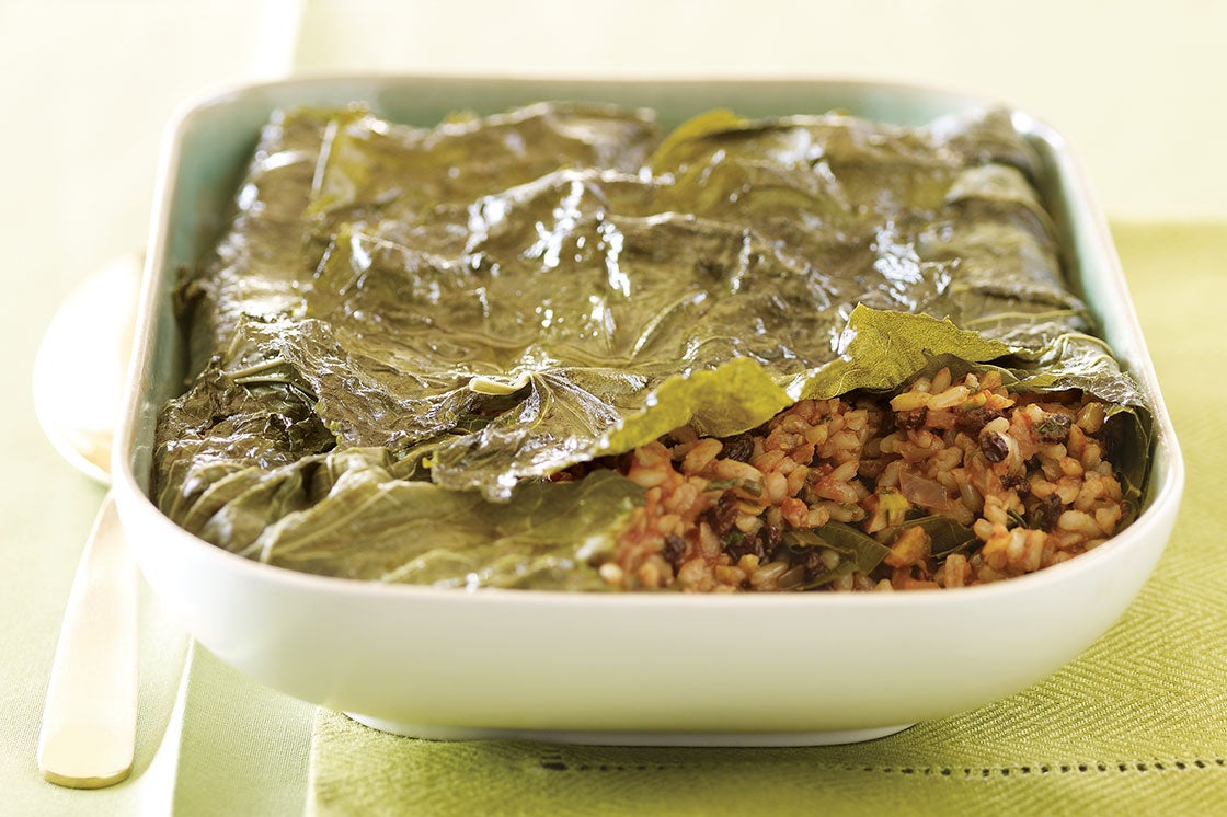 Stuffed Grape Leaves Casserole Recipe